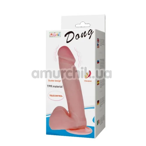 Вибратор Dong, телесный