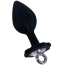 Анальна пробка Silicone Anal Plug With Ring Pull L, чорна - Фото №1