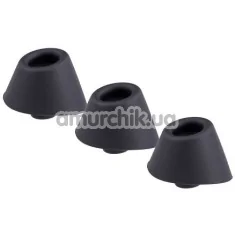 Набор насадок на симулятор орального секса для женщин Womanizer Inside Out, Duo (Size S), черный - Фото №1
