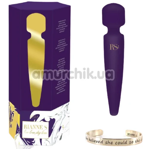 Универсальный вибромассажер Rianne S Bella Mini Wand, фиолетовый