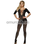 Комбинезон Star Night Half Sleeve Bodystocking, черный - Фото №1