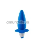 Анальная пробка с вибрацией My Favorite Vibrating Analplug, голубая - Фото №1