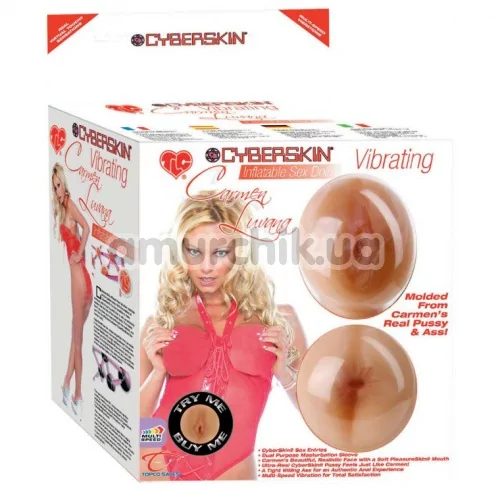 Секс-лялька з вібрацією Carmen Luvana Vibrating Inflatable Sex Doll
