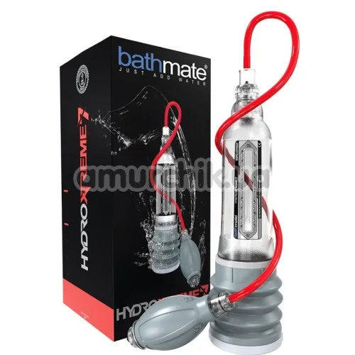 Гідронасос для збільшення пеніса Bathmate HydroXtreme 7, прозорий