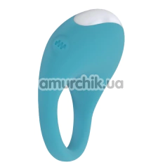 Віброкільце для члена Cala Azul Jose Vibrating Cockring, блакитне - Фото №1