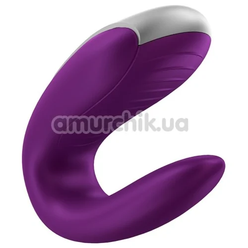 Вибратор Satisfyer Double Fun Partner Vibrator, фиолетовый