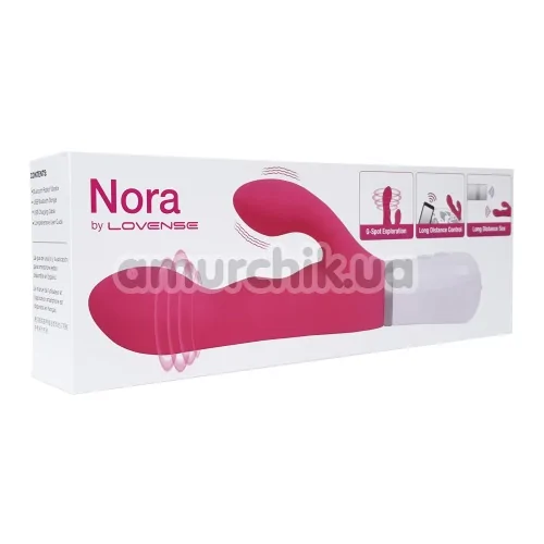 Вібратор Lovense Nora, рожевий