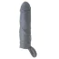 Насадка на пеніс Pretty Love Realistic Penis Sleeve, сіра - Фото №3