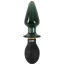 Анальна пробка з вібрацією Anos Double-Ended Butt Plug With Vibration, чорна - Фото №3