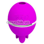 Симулятор орального секса для женщин с вибрацией Pretty Love Gemini Ball, фиолетовый - Фото №1