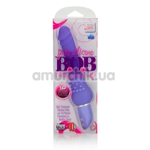 Вибратор Pure Silicone B.O.B., фиолетовый