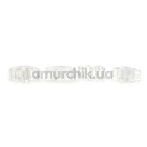 Набор эрекционных колец Basic Essentials прозрачный, 4 шт