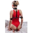 Фиксаторы для рук с ошейником Candy Hero THOLD3.1 Leather, черные - Фото №2