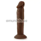Фалоімітатор Dr. Skin Posable Shaft 6, коричневий - Фото №1