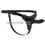 Страпон Strap-On Harness With 6.2 Inch Dildo, черный - Фото №1