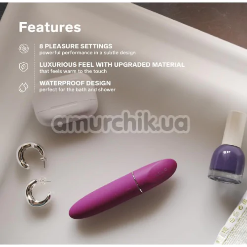 Вібратор Lelo Mia 3 Deep Rose (Лело Міа 3 Діп Роуз), пурпурний
