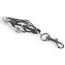 Зажимы для сосков Easy Toys Clover Clamps Snap Hook, серебряные - Фото №2