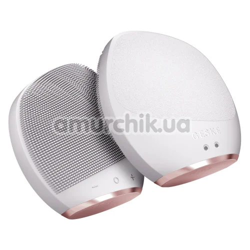 Ультразвуковая щетка для тела Geske Sonic Body Brush 7 in 1, кремовая