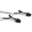 Затискачі для сосків DS Fetish Iron Nipple Clamps L, срібні - Фото №3