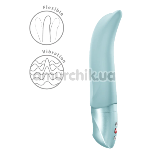 Вибратор для точки G Fun Factory Diva Dolphin, голубой