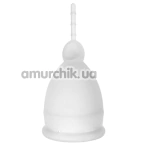 Менструальная чаша Liebe Menstrual Cup Small, белая - Фото №1