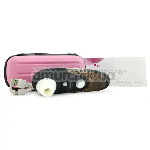 Симулятор орального сексу для жінок Womanizer W100, чорний