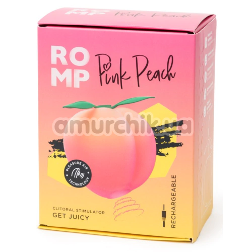 Симулятор орального секса для женщин Romp Pink Peach, розовый