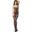 Комбинезон Music Legs Lace Catsuit Open Back Bodystocking, черный - Фото №1