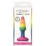 Анальна пробка Colours Pleasure Mini Plug Pride Edition, мультикольорова - Фото №2