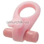 Виброкольцо REE Love Ring, розовое - Фото №1