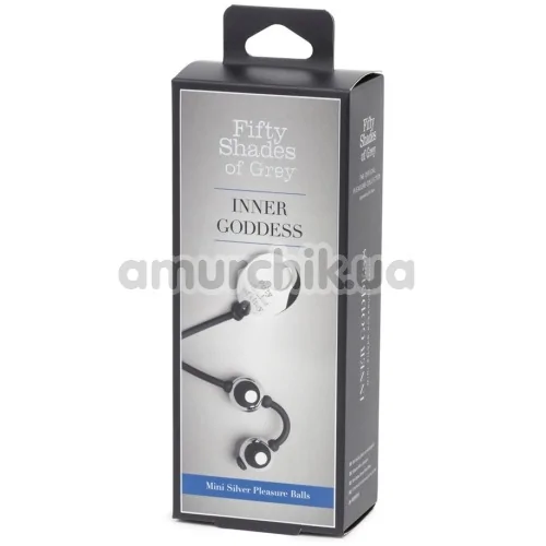 Вагінальні кульки Fifty Shades of Grey Inner Goddess Mini Silver Pleasure Balls