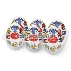 Набор из 6 мастурбаторов Tenga Egg Keith Haring Dance - Фото №1