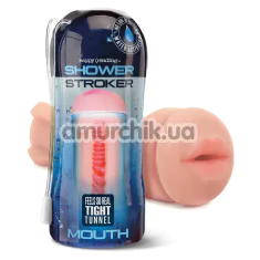 Симулятор орального секса Happy Ending Shower Stroker Mouth, телесный - Фото №1