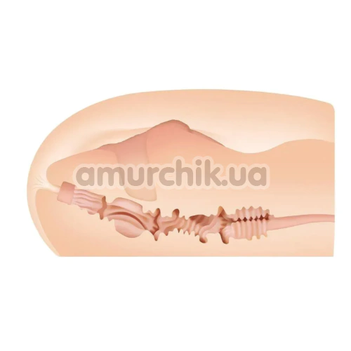 Искуственная вагина и анус Zero Tolerance Sasha Grey, телесная