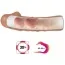 Насадка на пеніс Kokos Cock Sleeve CS.01 M 001, тілесна - Фото №9