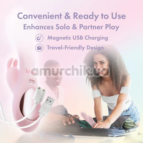 Вібратор Play With Me Fairy Flutter, рожевий