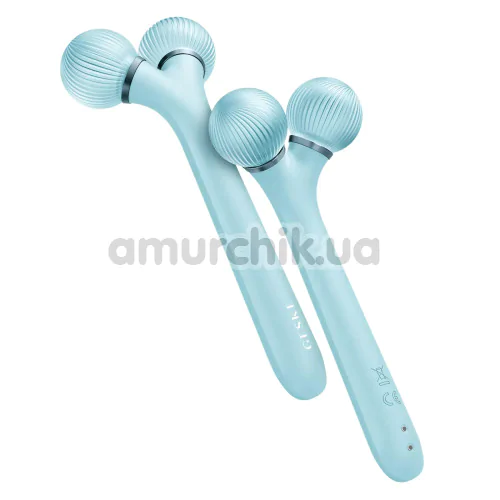 Ультразвуковий масажер для обличчя Geske Sonic Facial Roller 4 in 1, бірюзовий