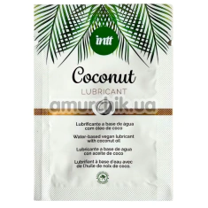 Оральний лубрикант Intt Coconut Lubricant - кокос, 2 мл - Фото №1