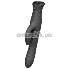 Вибратор с толчками и подогревом Zalo Mose 2 Rabbit Thruster, черный - Фото №1
