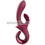 Вібратор Glam Duo Vibrator, бордовий - Фото №1
