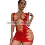 Платье Star Night Open Bright Mini Dress, красное - Фото №1