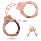 Наручники Toy Joy Fun Cuffs, бронзовые - Фото №1