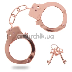 Наручники Toy Joy Fun Cuffs, бронзовые - Фото №1