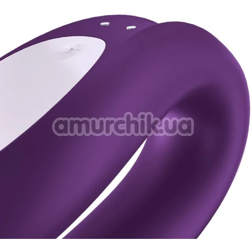Вибратор Satisfyer Double Joy Partner Vibrator, фиолетовый