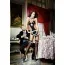 Костюм горничной At Your Service French Maid Costume черный: фартук + повязка на шею - Фото №1