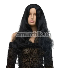 Перука Fetish Hair Wavy Wig With No Bangs, чорна - Фото №1