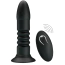Анальная пробка с вибрацией и толчками MR Play Remote Control Vibrating Anal Plug, черная - Фото №2