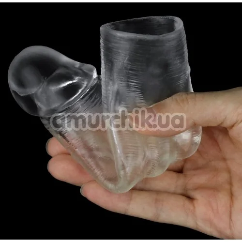 Насадка на пеніс Flawless Clear Penis Sleeve Add 1, прозора