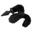 Анальная пробка с черным хвостом Bad Kitty Naughty Toys Plug and Tail - Фото №1