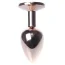Анальна пробка з прозорим кристалом Exclusivity Jewellery RedGold Plug, золота - Фото №4